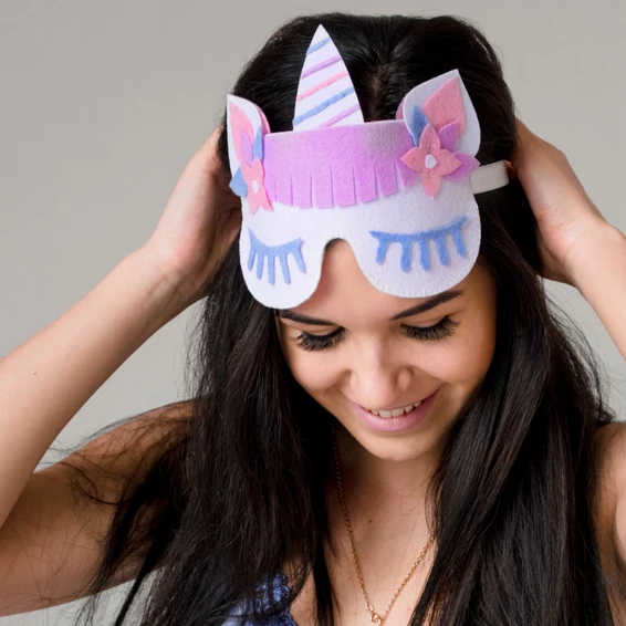 Slumber party unicorn eye masks